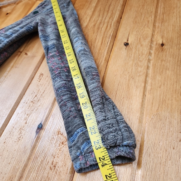 DIESEL Deep V-Neck Wrap Dress, Wool Blend, Gray White Pink Blue,  Size Small - Picture 6 of 8